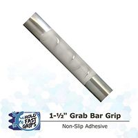 Holdfast Grab Bar Grips, 1-1/2", Clear, Grip Tape for Increased Safety Creates a Non-Slip Surface On Grab Rails, Adhering Traction Grip for Friction When Using Grab Bars in Showers or Bath Tubs