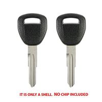 Uncut Non Chip Transponder Blank Key Case Shell- HD106 for For Honda Acura (2 Pack)