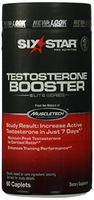 Six Star Testosterone Booster Supplement for Men, Enhances Training Performance & Muscle Growth, Maintain Peak Testosterone, 60 Caplets