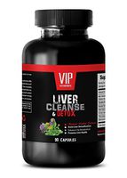 Liver Vitamin Supplements - Liver Cleanse & Detox - Promotes Liver Health - Milk Thistle Plus - 1 Bottle 90 Capsules