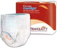 Premium Overnight Disposable Absorbent Underwear Quantity: X-Small - Casepack of 4