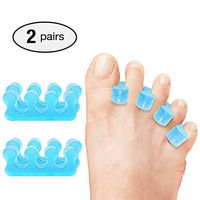 2 Pair Gel Toe Stretcher and Toe Separator for Relaxing Toes, Bunion Relief, Hammer Toe and more for Women and Men, Quickly Alleviating Pain After Yoga and Sports Activities