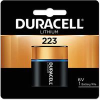 Duracell - Lithium Batteries 6.0 Volt Lithium Photo/Elictronic Battery: 243-Dl223Abpk -  6.0 volt lithium photo/elictronic battery