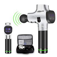 Deep Tissue Percussion Massage Gun - Handheld Rechargeable Muscle Massager with 6 Heads & 20 Speed Vibration for Athletes Soothe Muscle Pain, Super Quiet Body Massage Gun for Feet, Back, Neck, Arms