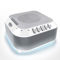 FJJ White Noise Sound Machine,Natural Office Lullaby Nightlight Travel Baby for Kids Sleep Sound Machine Rain Soothing Ocean USB Rechargeable | TF Card Can Be Inserted
