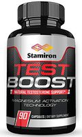 Stamiron Ultra Test Natural Testosterone & Nitric Oxide Boost for Men and Estrogen Blocker for Enhanced Stamina, Strength, and Energy Workout Supplements for Men 90 Capsules