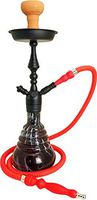 21" Pharaoh's Twister Premium Quality Hookah Set (Red Lightning)