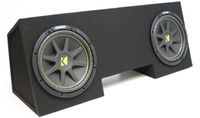 Compatible with Chevy Camaro 82-92 Coupe Dual 10" Kicker C10 Subwoofer Sub Box Enclosure 600 Watts Peak