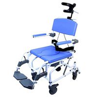 Healthline 791154430217 Aluminum Tilt Shower Commode Chair44; 20 in.