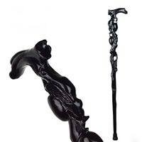 moxin Walking Cane Mahogany Solid Wood Old Man Crutch Fashion for Men/Women/Seniors, A, B