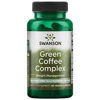 Swanson Green Coffee Complex with Green Tea & Raspberry Ketones 60 Veg Capsules