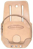 McGuire Nicholas 466V Tape Measure Holder in Tan Saddle Leather