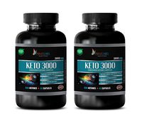 Energy Vitamins for Women - Keto 3000 MG - BHB Ketones - Pure and Potent Ingredients - Keto Capsules for Weight Loss - 2 Bottles 120 Capsules