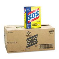 S.O.S. - Steel Wool Soap Pad 15 Pads/Box 12 Boxes/Carton "Product Category: Breakroom And Janitorial/Cleaning Tools & Supplies"