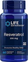 Life Extension Resveratrol 100 Mg, 60 Vegetarian Capsules