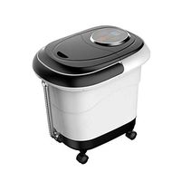 JGWJJ Foot Spa Bath Massager with Heat, 16 Pedicure Spa Motorized Shiatsu Roller Massaging Acupuncture Point, Frequency Conversion, O2 Bubbles, Adjustable Time Temperature, LED Display