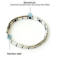 germanium bracelet, stainless steel Therapy Bracelet Pain Relief for Arthritis and Carpal Tunnel