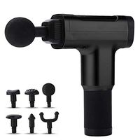 Acecor Massage Gun, 6 Heads Hand Held Cordless Rechargeable Muscle Massager Portable Massage Device Electric Massagers for Athletes, Pain Relief, Recovery