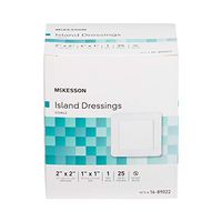 McKesson Sterile Adhesive Dressing Square 1 X 1" Pad 16-89022 100 /Case