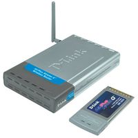 D-Link Wireless Network Kit, 802.11g, 108Mbps, Includes DI-624 and DWL-G650