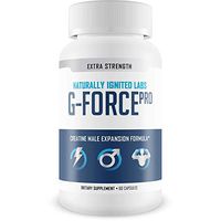 Naturally Ignited Labs G-Force Pro - Extra Strength Creatine Male Expansion Formula - Aid Male Function - Plumpen Muscles with Retained Water - Improve Healing and Muscle Growth - Muscle Gains