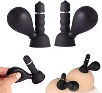 1 Pair of Electric Nipple Sputum Suction Device Suitable for Both sexes Medical Silent Silent Silent Powerful Bullet Sucking Vibrator Clitoral Massager Provocative Toy