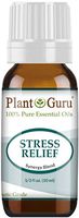 Stress Relief Blend Essential Oil 10 ml 100% Pure, Undiluted, Therapeutic Grade. Anxiety, Depression, Relaxation, Boost Mood, Uplifting, Calming, Aromatherapy, Diffuser.