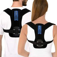 Posture Corrector for Men & Women | Adjustable Back Brace Posture Corrector | Under Clothes Upper Back & Spine Support | Back Straightener Posture Corrector