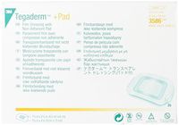 3M Tegaderm +Pad Film Dressing W/Non-Adherent Pad, 3 1/2" x 4", 25/Bx, 3M3586