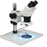 OMAX 10X-20X-30X-60X Binocular Stereo Microscope+64 LED Ring Light