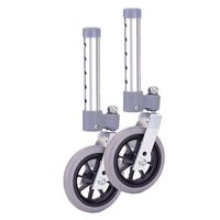Nova 5” Swivel Wheels for 1” Folding Walker - 1 Pair