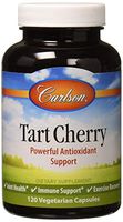 Carlson - Tart Cherry, Powerful Antioxidant Support, Joint Health, Immune Support & Exercise Recovery, 120 Vegetarian Capsules