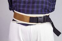 Medical Transfer Belt - Safe Double Cloth Belt - 2 Handles for Limited Mobility Aid, Disabled People, Elderly People, Patient Use (Blue, 32inchx40inch)