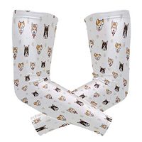 Cute Dogs Animal Unisex Arm Sleeve UV Protection Arm Compression Sleeve Skin Protection Sport Arm Cooler Sleeve for Running Hiking Jogging Motorcycling Climbing Camping