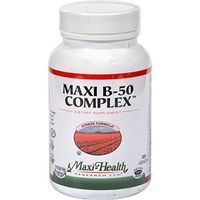 Maxi Health Kosher Vitamins Maxi B Complex 50 100 Cap