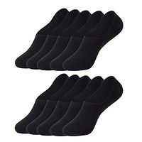 No Show Socks for Men Women Non Slip Low Cut Cotton Liner Sports Casual Socks 10 Pairs