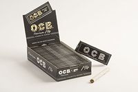 8 OCB Premium 1 1/4 Cigarette Rolling Papers Packs (50 Leaves Per Pack) + Limited Edition Beamer Smoke Sticker. Used with Legal Smoking Herbs, Rolling Tobacco, Herbal Mixes, and Non Tobacco Items