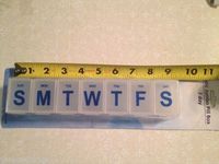 New 7 Day Weekly Jumbo Large Box Medicine Organizer Vitamin Organizer Pill Case