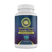 Optimal Sleep Complex Plus – Natural Sleep Aid, Fall Asleep Faster, More Restful – Sleeping Pill w Melatonin, Magnesium, Lemon Balm, Valerian Root, L-Theanine and More – 60 Count
