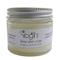 Yogi's essential yoga balm -arnica montana-eucalyptus and peppermint-dry itchy skin-eczema-athletes foot-arthritis pain relief balm-joint pain-tired feet -diaper rash -inflammation-100% natural-2oz
