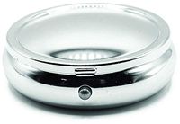 Round Silver Classic 2.1" - Pocket Purse Portable Travel Pill Box & Medicine Organizer (3 Compartments)