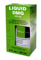 Davinci Laboratories – Gluconic DMG Liquid 300 MG, Supplement for Adrenal Fatigue, Focus and Immune System Health, 2 oz.