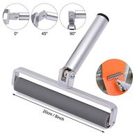 Gomake Car Wrapping Rubber Pasting Roller Squeegee Rolling Wheel Power Cleaner for Vinyl Wraps