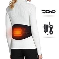 Waist Heating Pad Electric Belt for Lower Back Pain, Heated Waist Belt Hot Cold Therapy Wrap for Lumbar Spine Arthritis, Strains, Sprains, Stiffness Relief Labor Abdominal Heating, Fits Men and Women