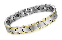 SunnyHouse Jewelry Men's Tungsten Bracelet with Hematite in a Nice Gift Box, Anti-Fatigue, Pain Relief
