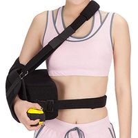 JIN Medical Shoulder & Arm Sling Immobilizer with Abduction Pillow Rotator Cuff Immobilizer Support Brace for After Surgery, Broken Arm & Injury Support