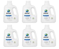 Planet Ultra Liquid Laundry Detergent - 100 oz - Free & Clear - 32 loads (Pack of 6)