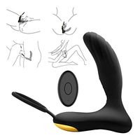 10 Modes Mens P-rostate Massager, Rechargeable Waterproof Cordless Full-Body Massager, Handle Therapeutic Percussion for Sore Muscle and Relaxed