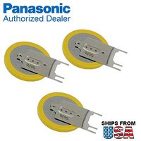 3X Panasonic CR-2032/GVFN 3V Lithium Coin Battery 3 PC Pins Tab for PC CMOS CHECKSUM Failure Battery State Low, System Options NOT Set, TIME Date NOT Set Display Type Mismatch, Memory Size Mismatch