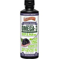 Barlean’s Seriously Delicious Omega-3 Flax Oil, Blackberry, 16-oz
